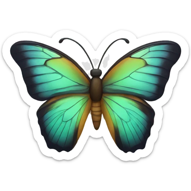Butterfly sticker
