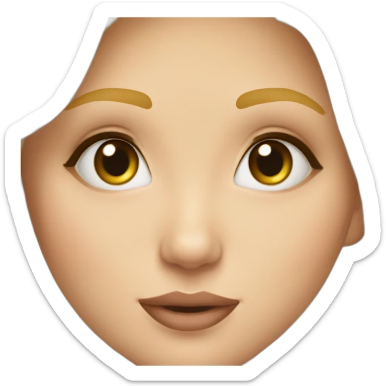 blonde au yeux bleux qui m'envoie un bisou sticker