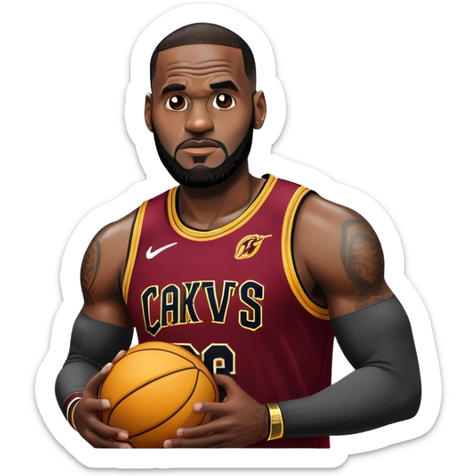lebron sticker