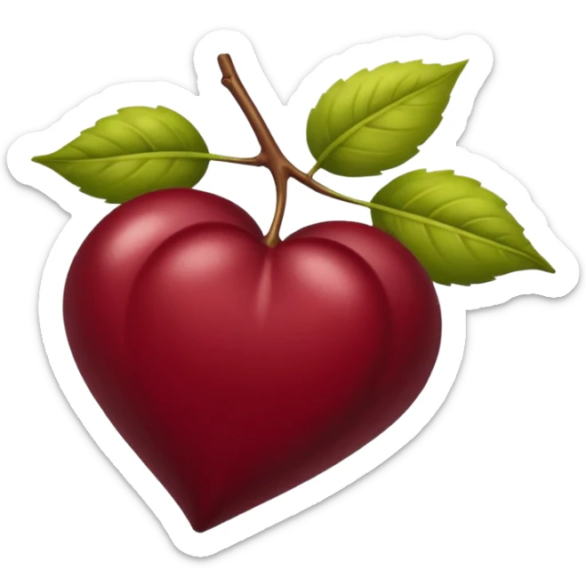 HAZ UN planificador de lista de objetivos en color vinotinto/rojo carmesí brillante, con hojas blancas sticker