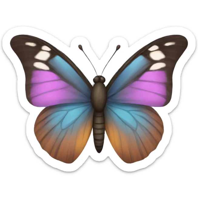 Butterfly sticker