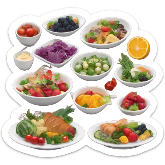 Food aesthetic  sticker