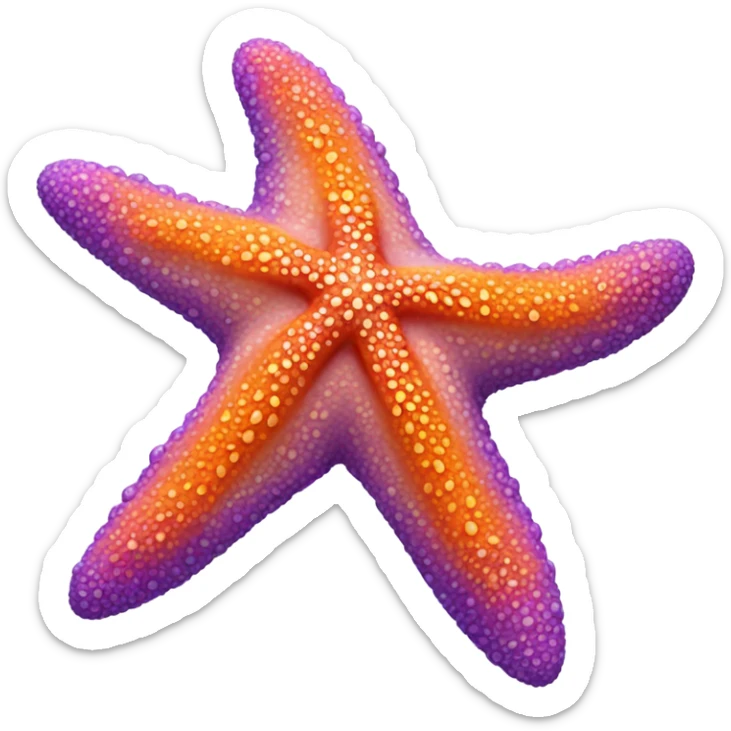 Starfish sticker