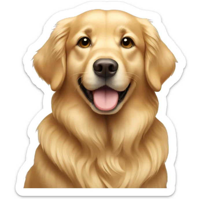 Golden retriever  sticker