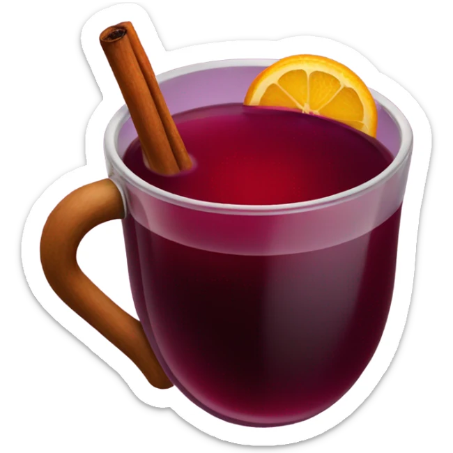 Mulled wine sticker