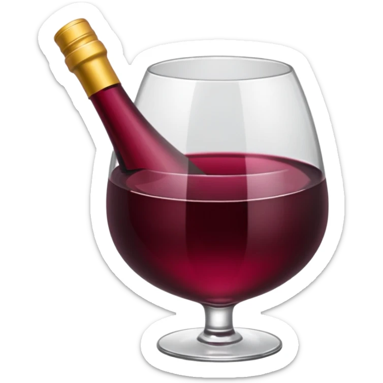sticker de una pesa pequeña de color vino en full HD 4K sticker