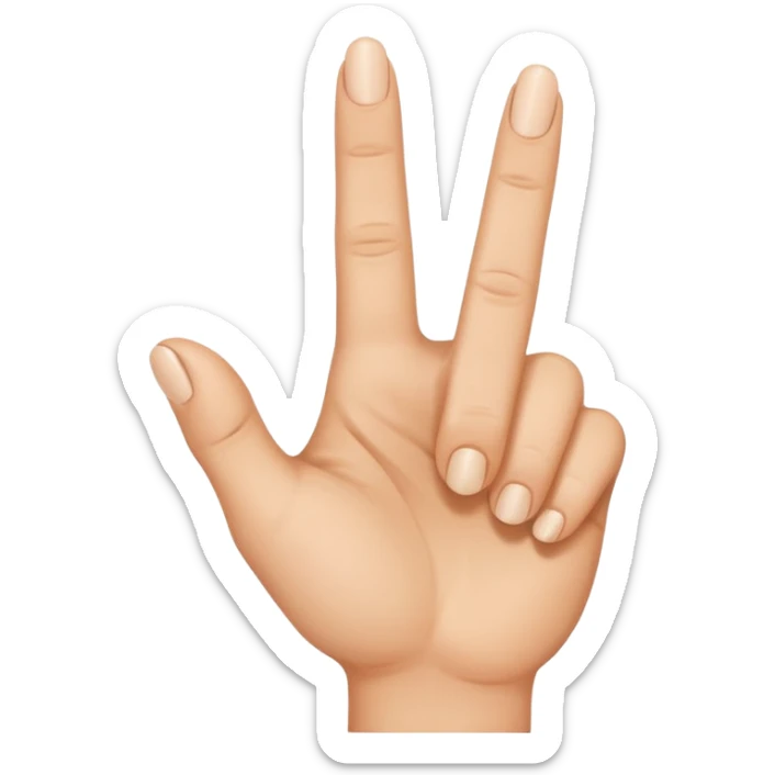  Can you do the Oke sign but than with de middle vinger. And I dont want to see your palm sticker
