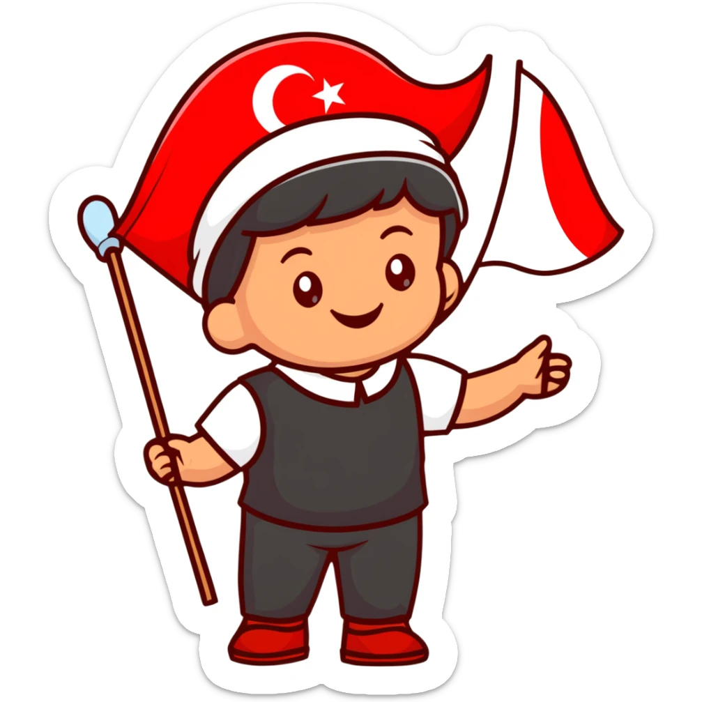 23 Nisan sticker