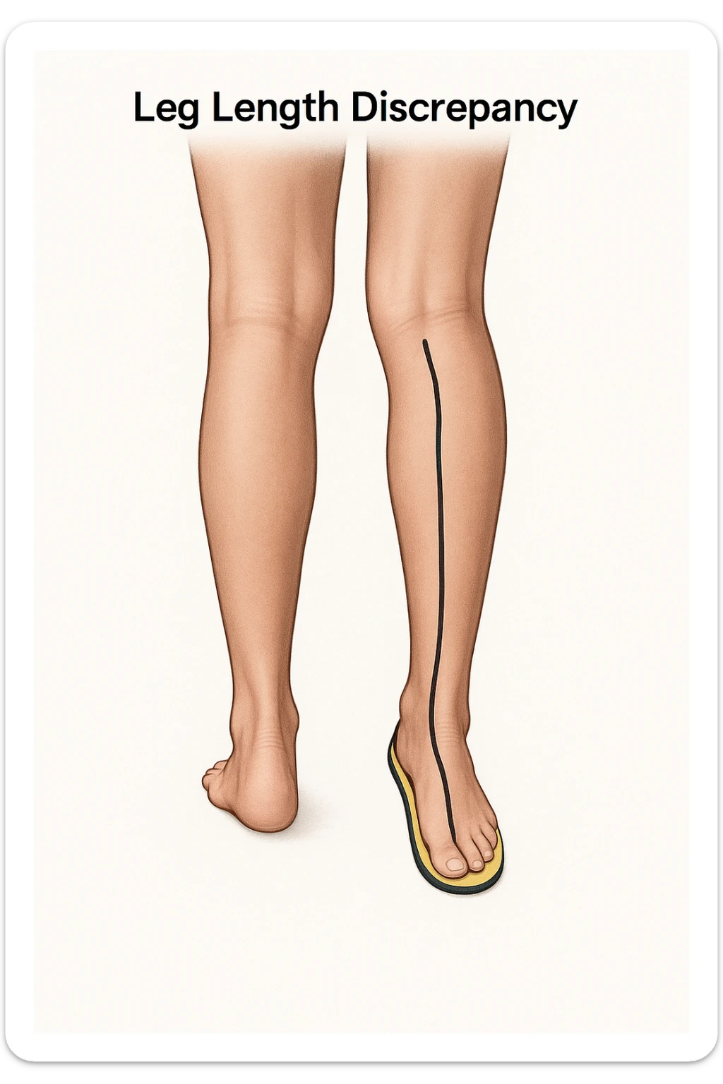 Dismetria versione anatomica sticker