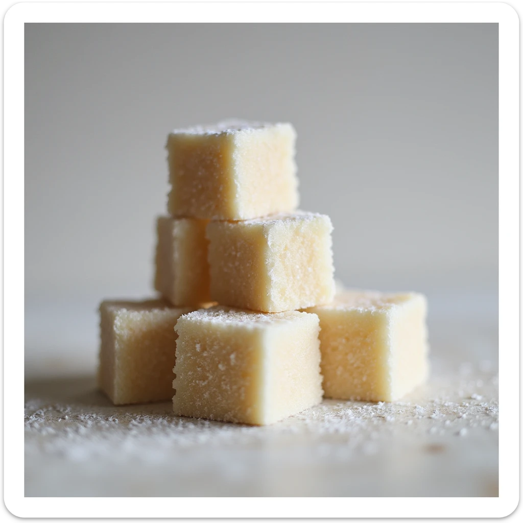 realistic sugar cubes sticker