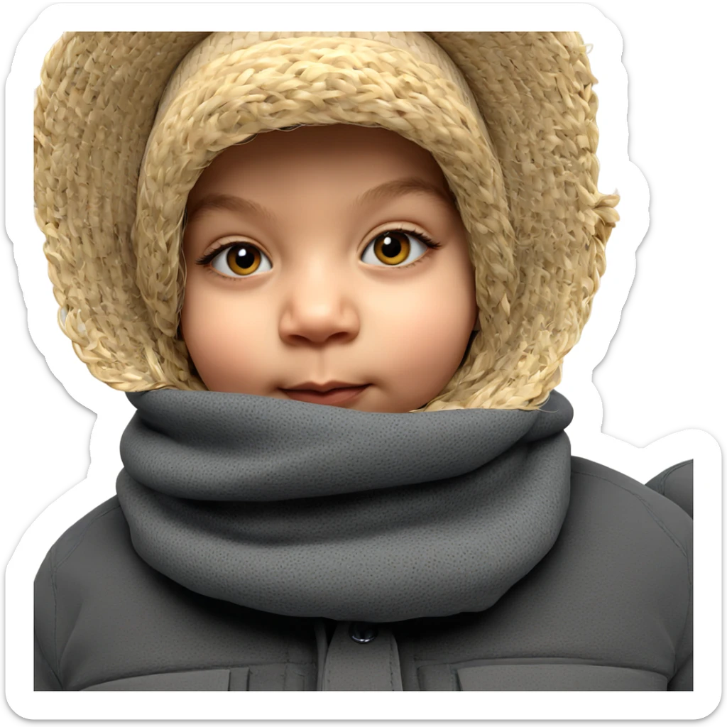 blonde woman in hat portrait sticker