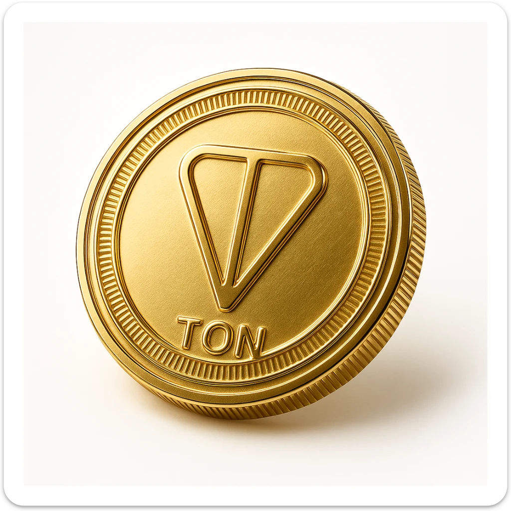 Ton coin монетка  sticker