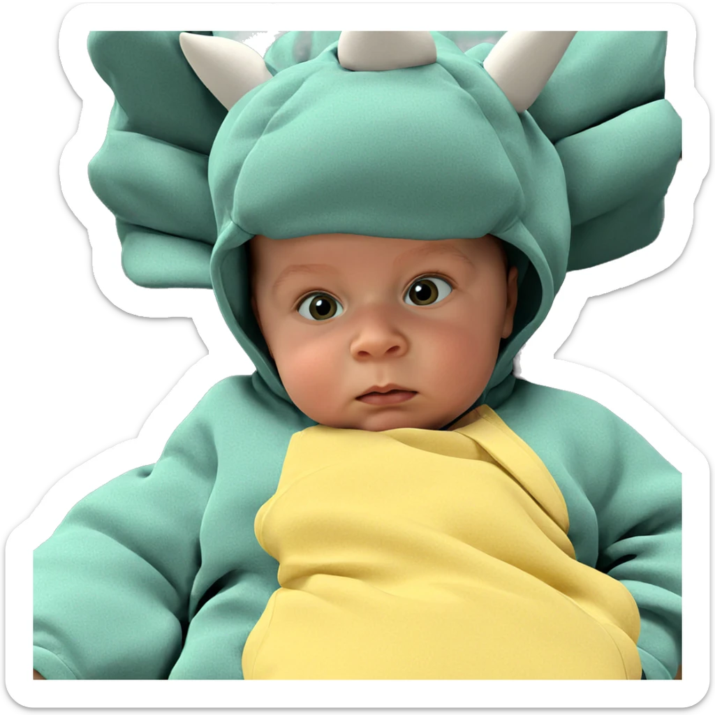 young boy in solitude sticker