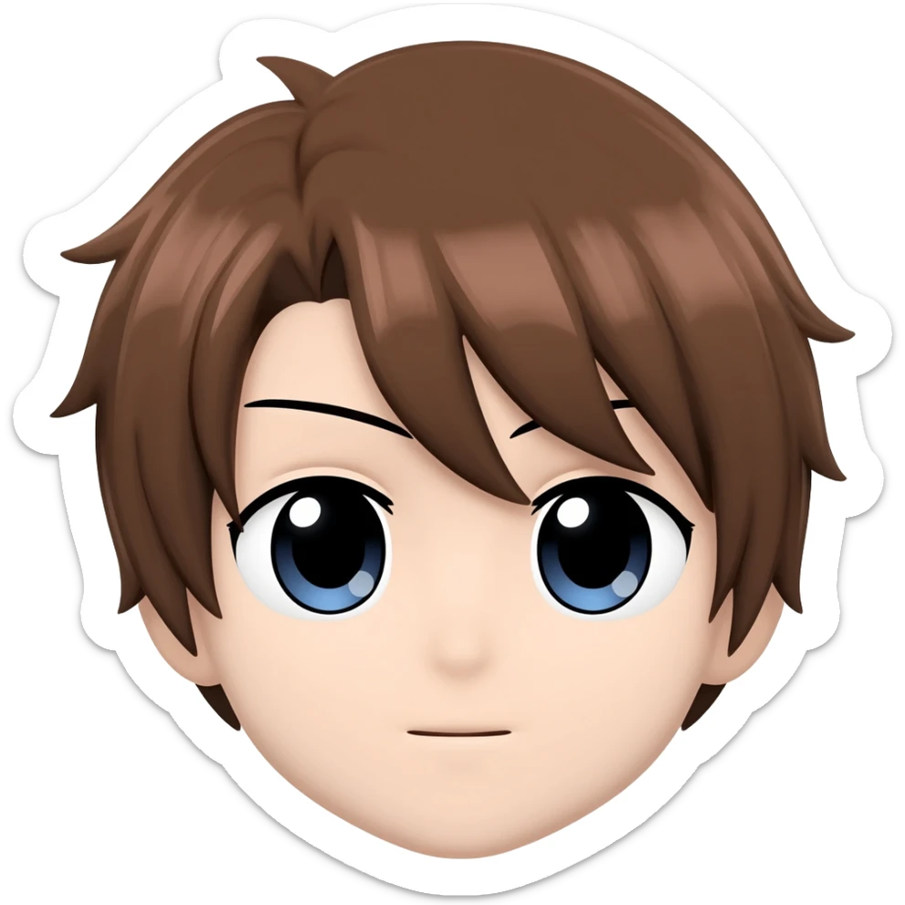 Anime character sticker