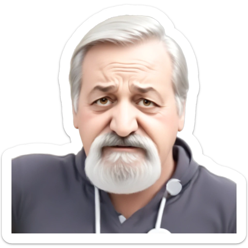 soft focus girl in shirt sticker