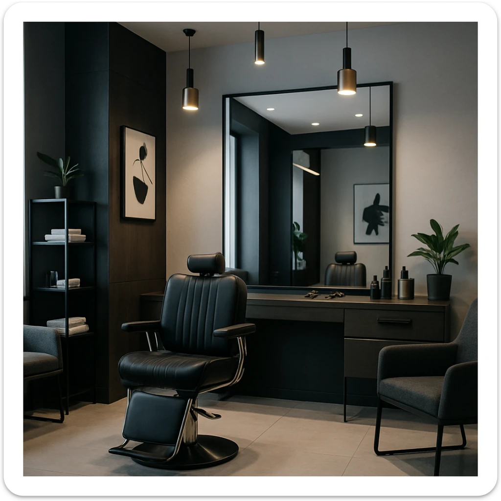 sartarosh xonani zamonaviy roq bulsin sticker