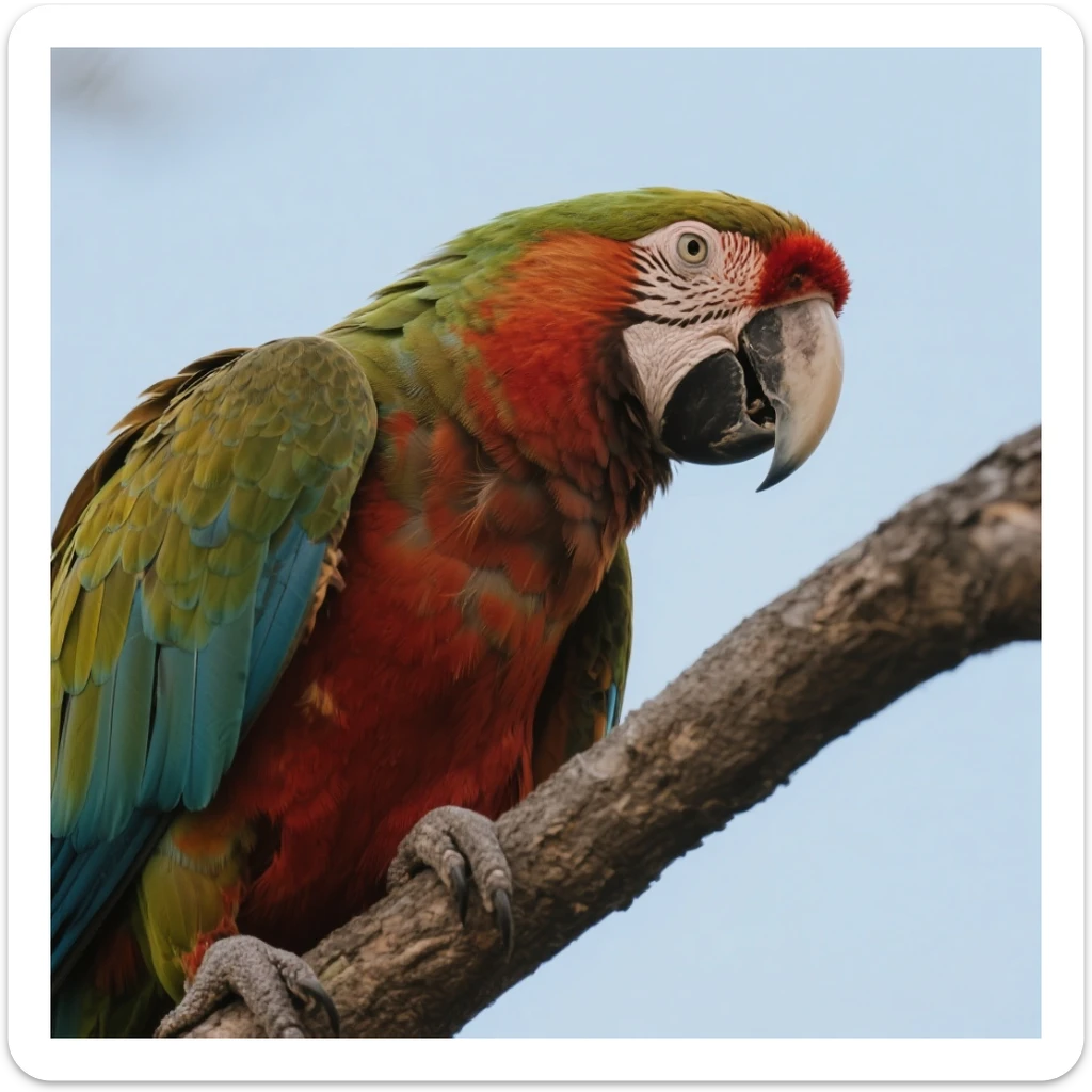 Parrot sticker