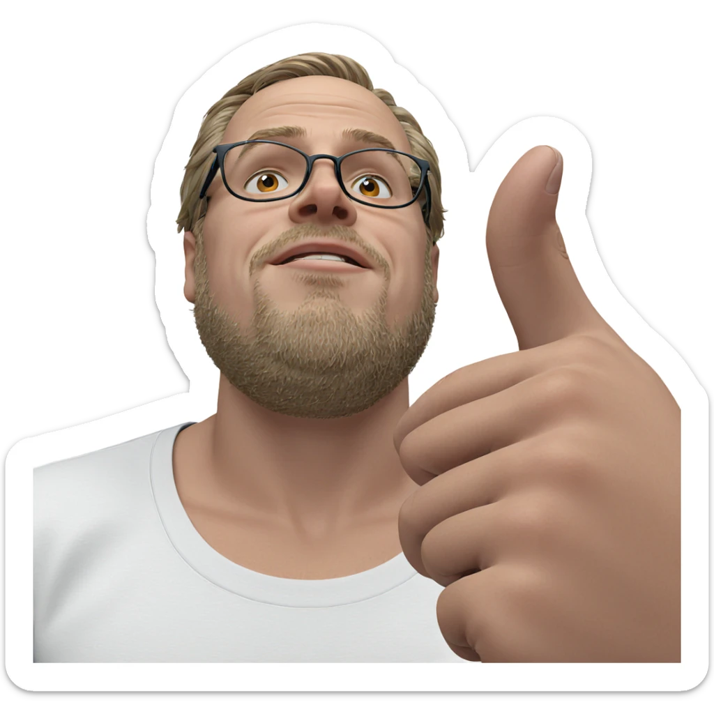 realistic meme of a boy sticker