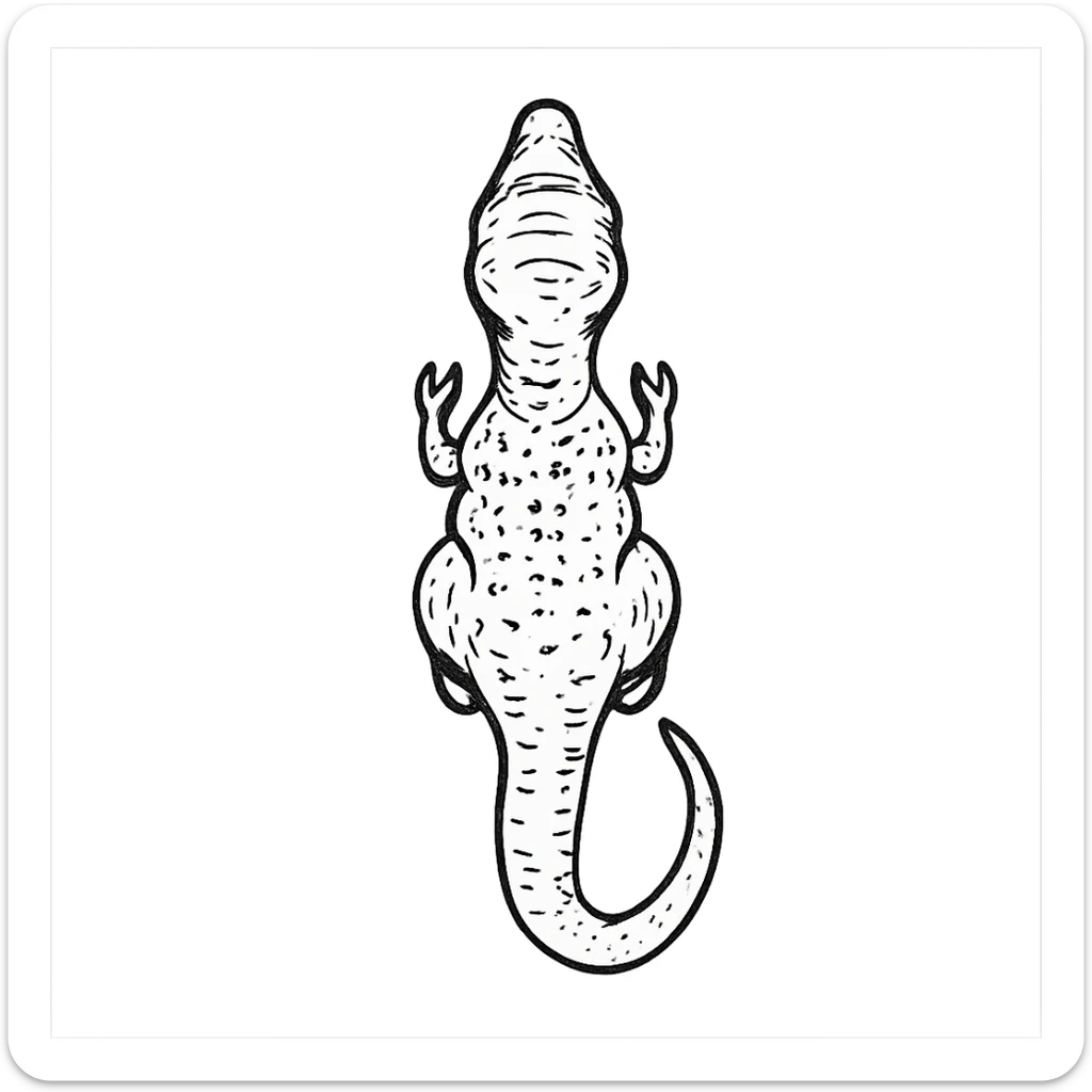 Top-down view of a T-Rex dinosaur, seen directly from above, with clear outlines and detailed texture, centered on a flat surface, bright lighting, sharp focus, no additional objects or features like wheels, stylized but realistic sticker