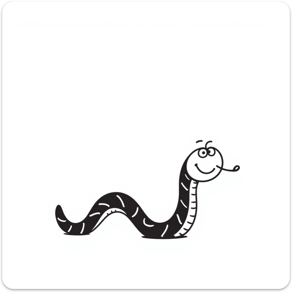Snake sticker