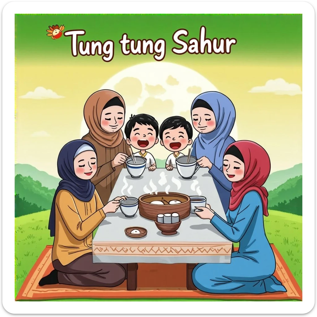 Tung tung Tung Sahur sticker