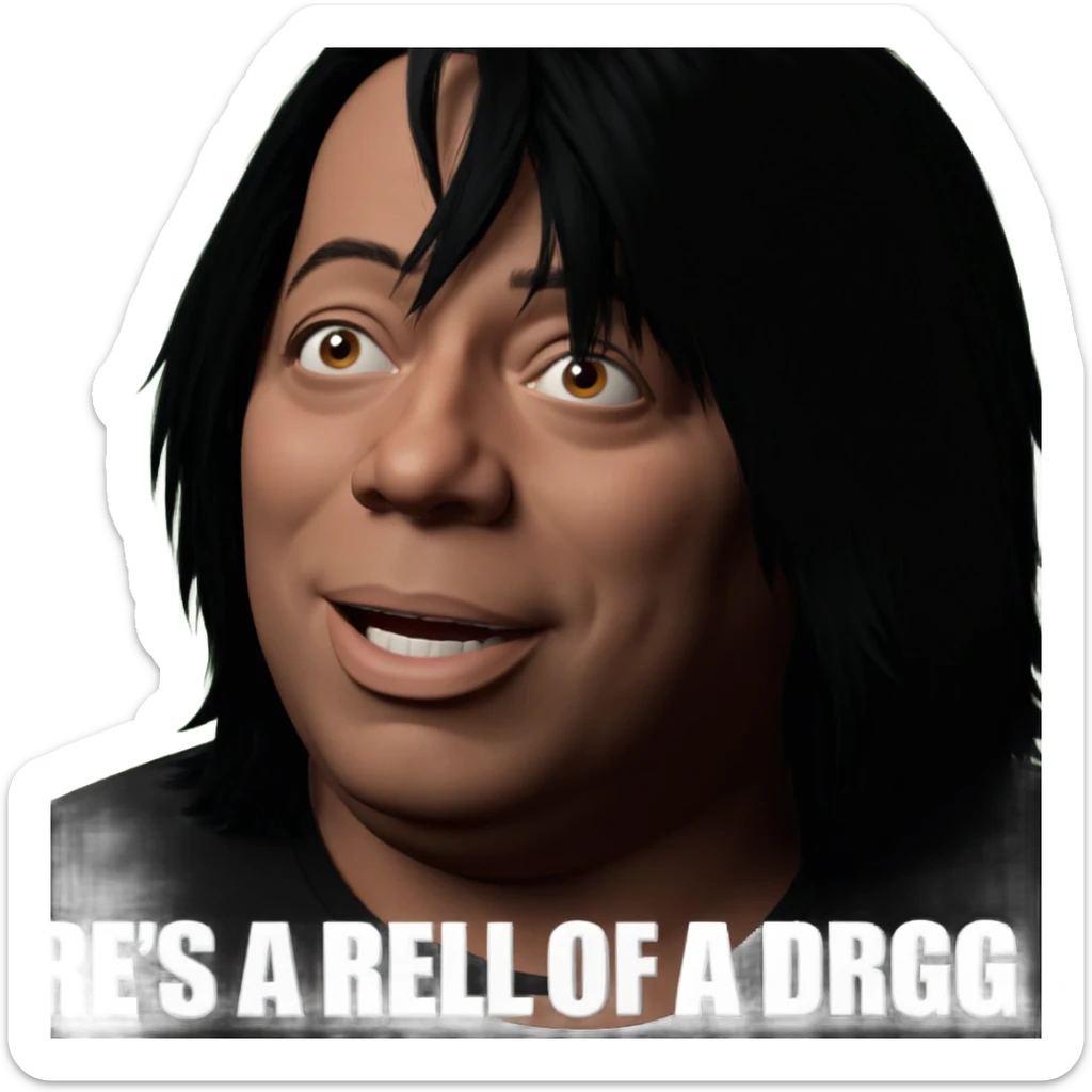 happy boy with black hair sticker