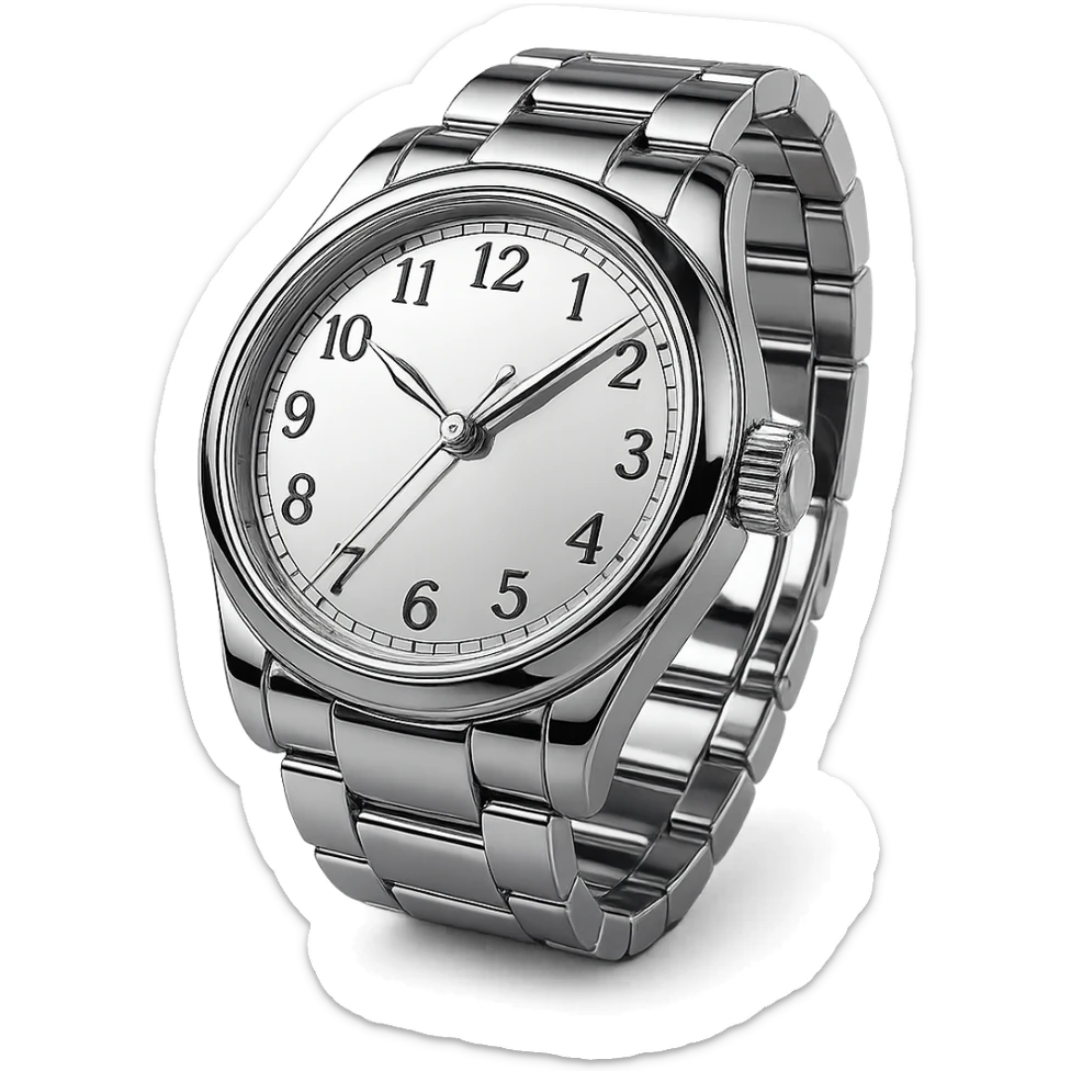 an arabic dial watch sticker