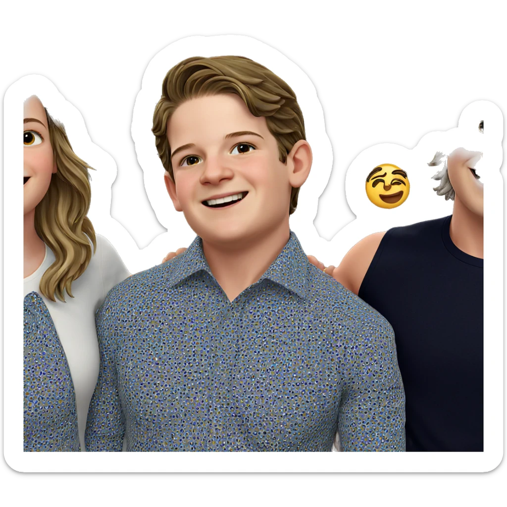 happy moment with friends sticker