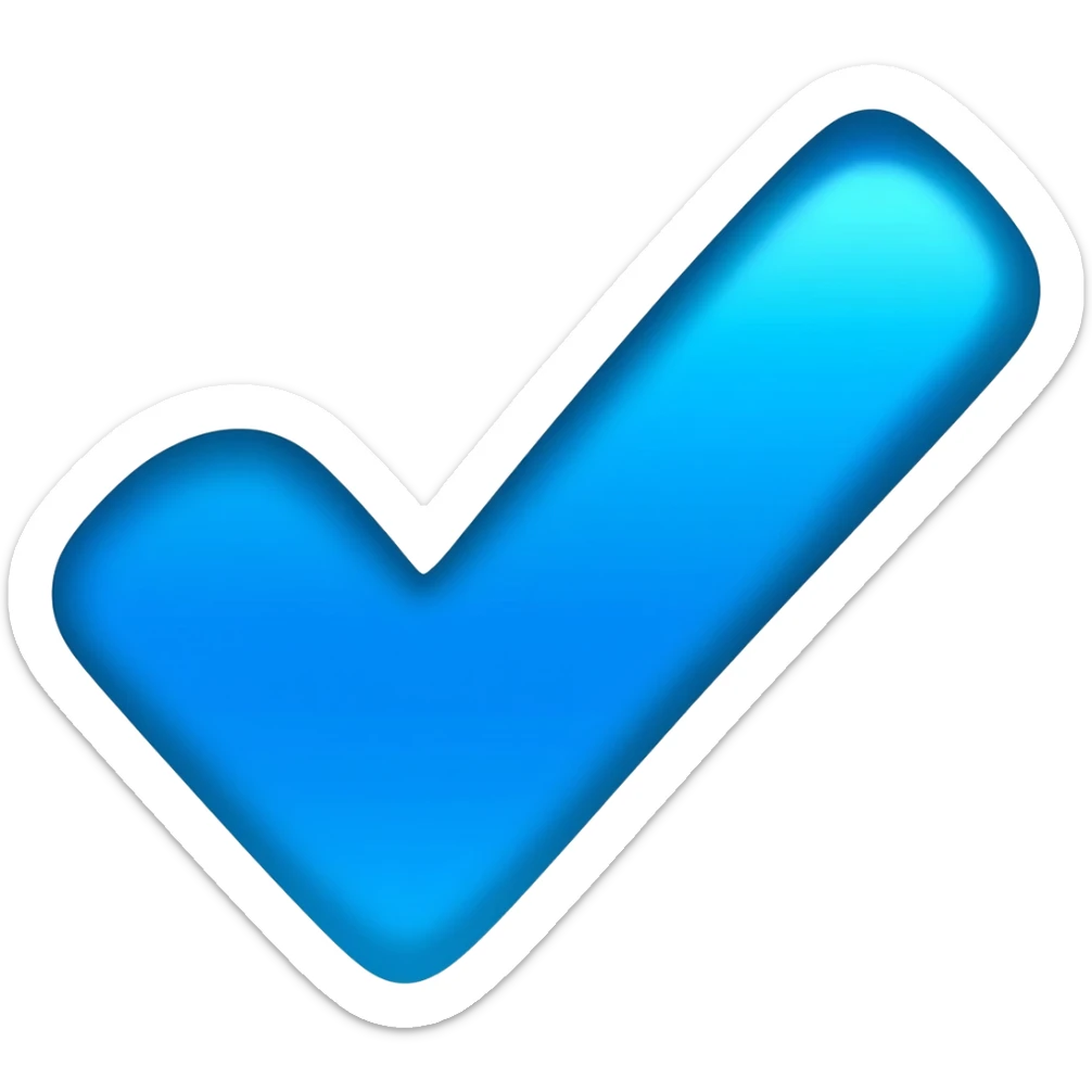Instagram blue tick sticker