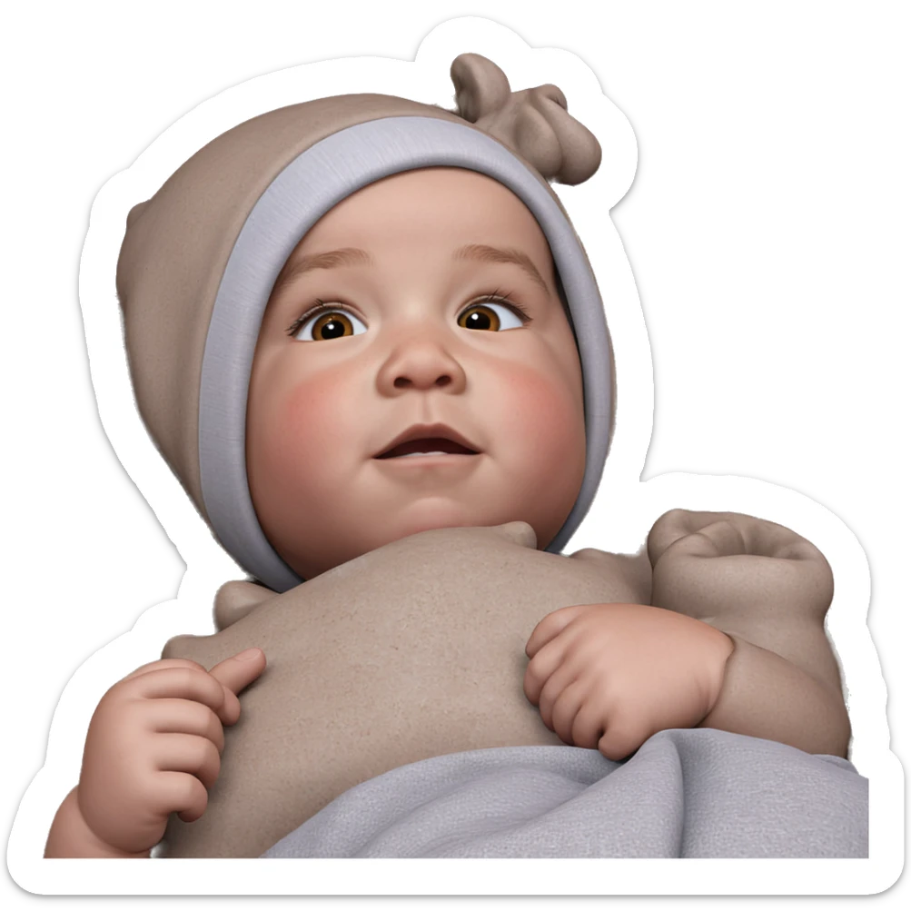 solitary realism in nature sticker