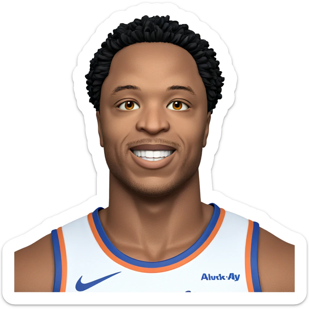 smiling boy in sportswear sticker