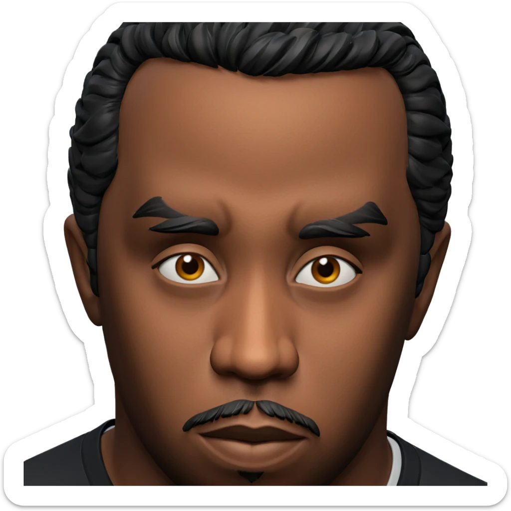 realistic portrait of a boy sticker