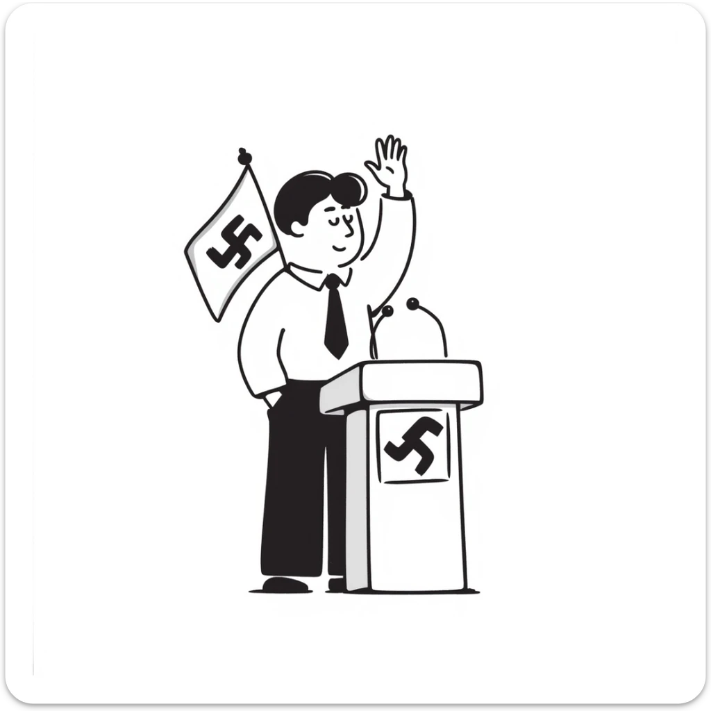 Hitler sticker
