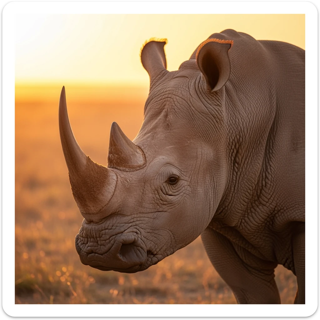 Rhino sticker