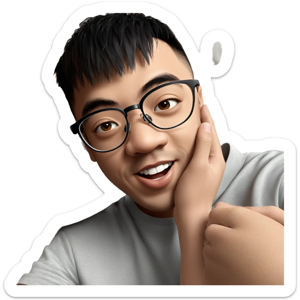 intimate moment between friends sticker