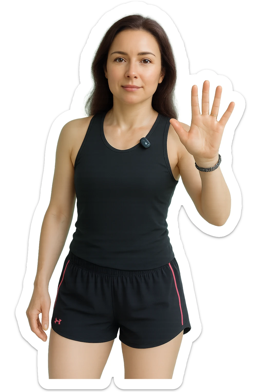 Donna senza cellulite grazie alla sua infiammazione sistemica bassa (fallo capire come vuoi) sticker