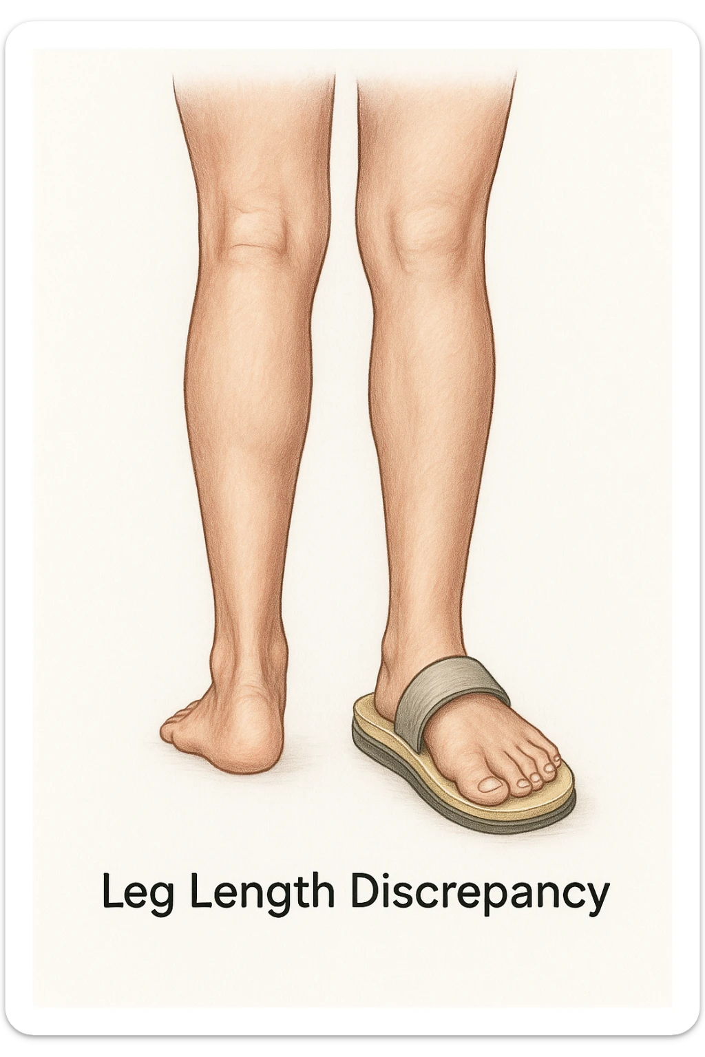 Dismetria versione anatomica sticker