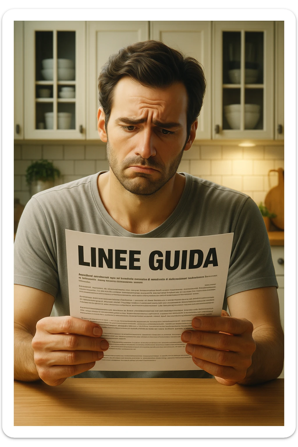 FALLA IDENTICA A QUESTA MA SUL FOGLIO SCRIVI "LINEE GUIDA" IN ITALIANO sticker