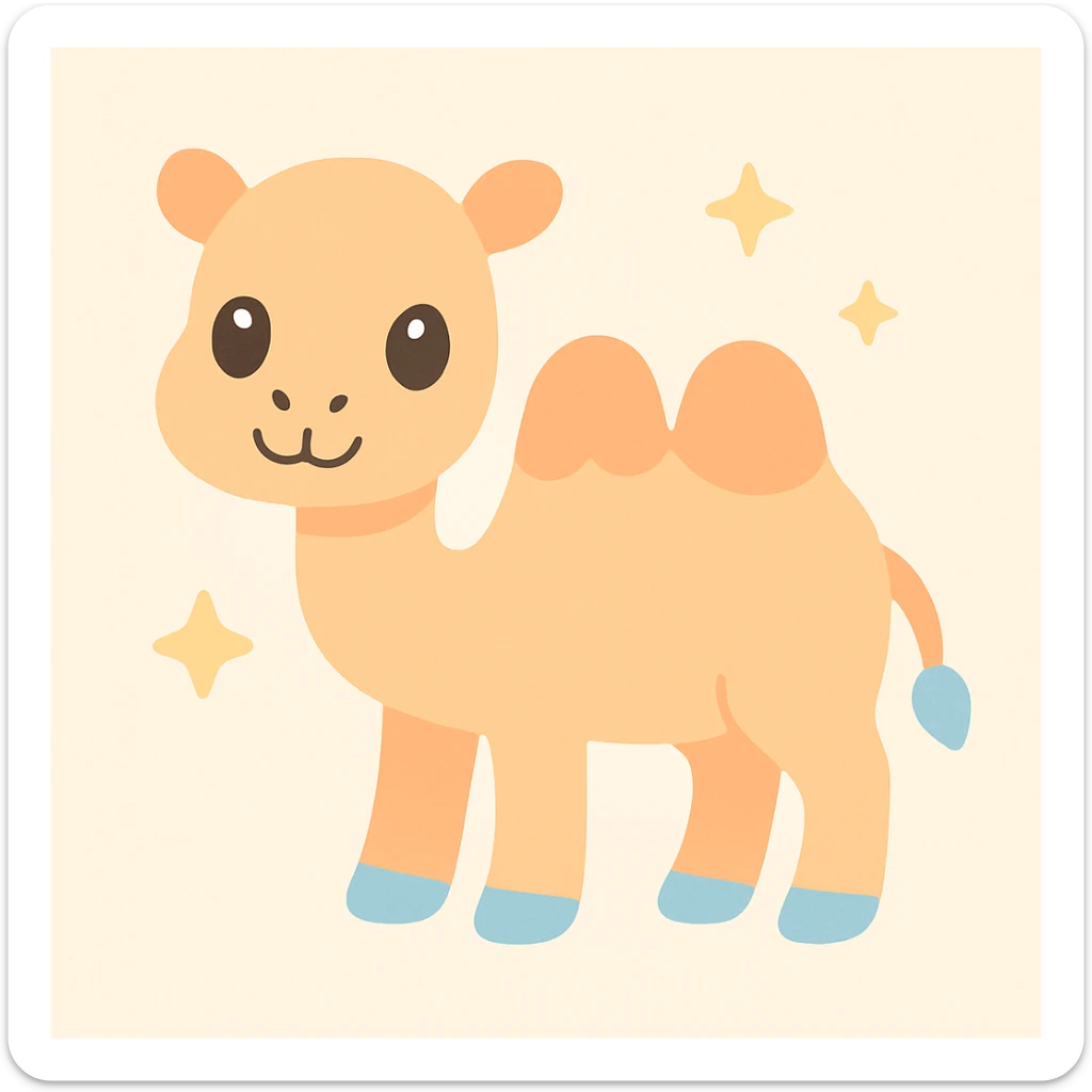 Camel sticker