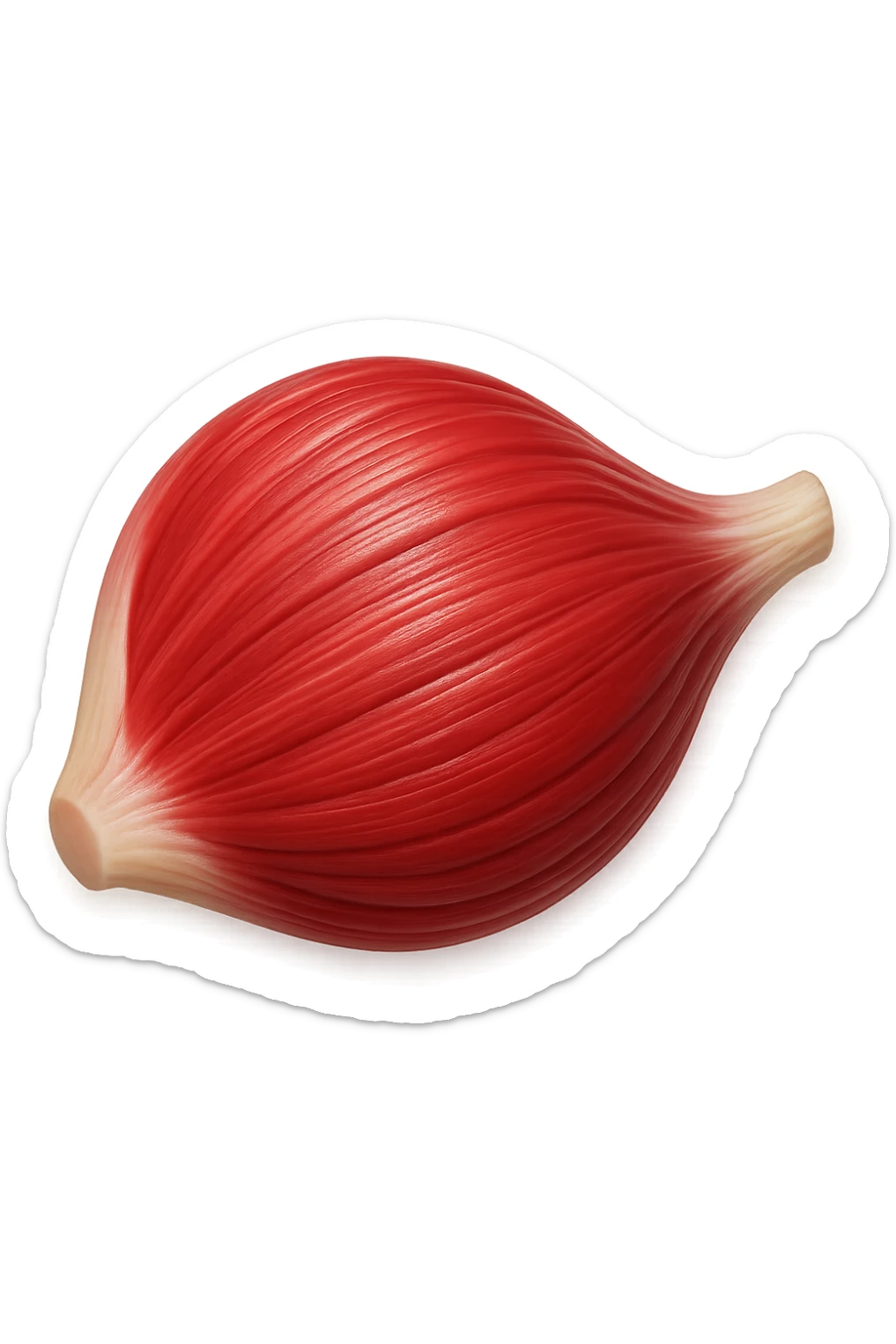 EMOJI STILE IPHONE 3D DI una porzione di tessuto muscolare umano anatomico realistico, FALLO MOLTO REALISTICO IN 3D sticker