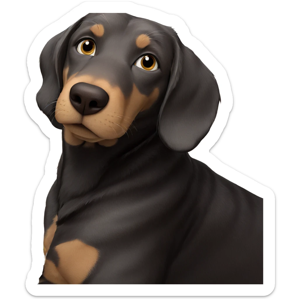 cat and dog on couch sticker