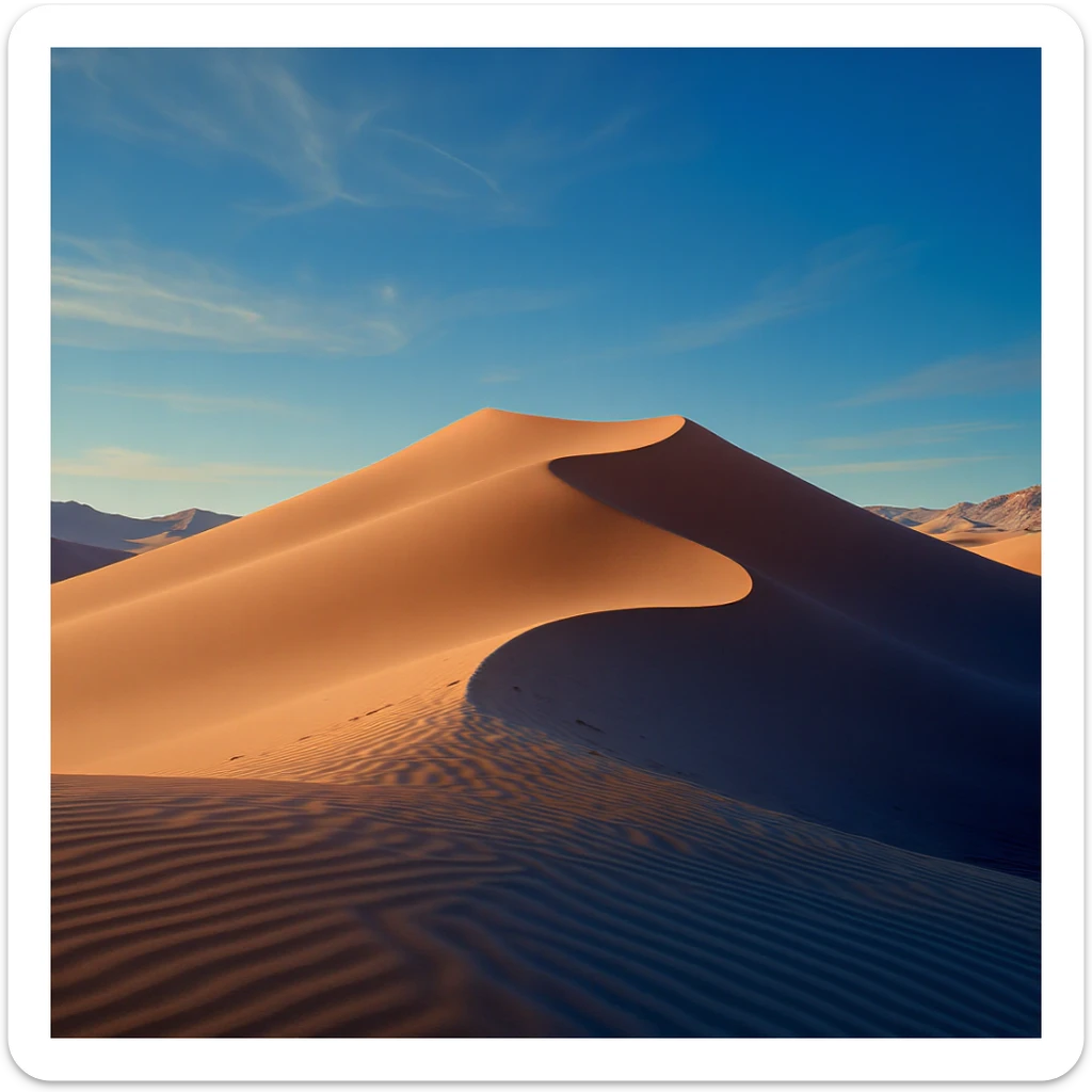 A modern desert mountain, wallpaper, modern sticker