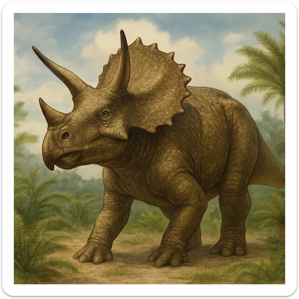 Triceratops sticker