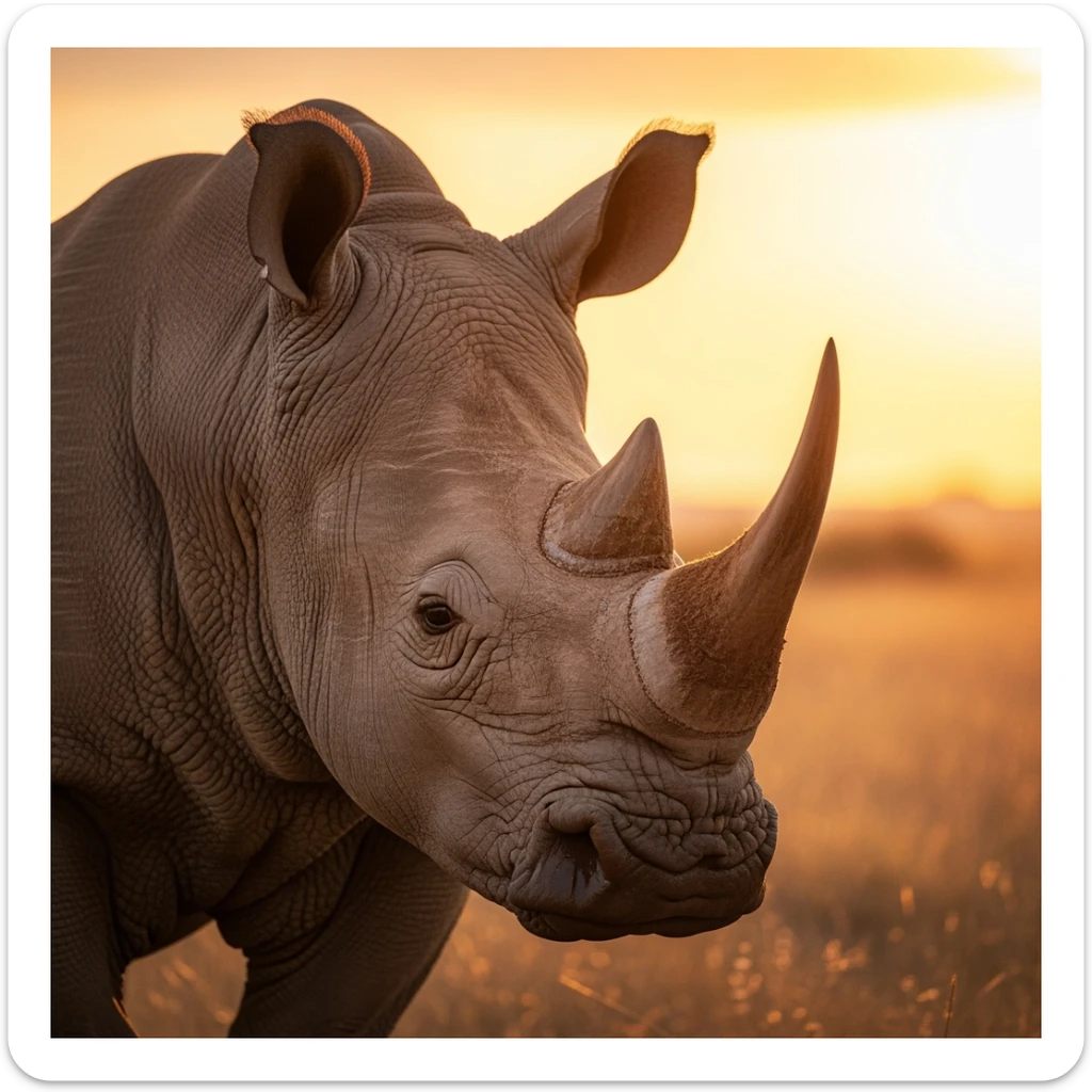 Rhino sticker