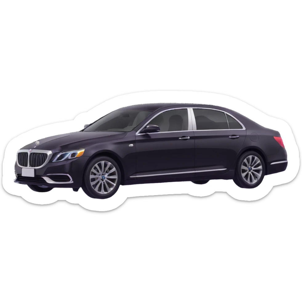 premium sedan with a transparent film partially covering the car, film in the process of being installed, elegant and sophisticated sticker