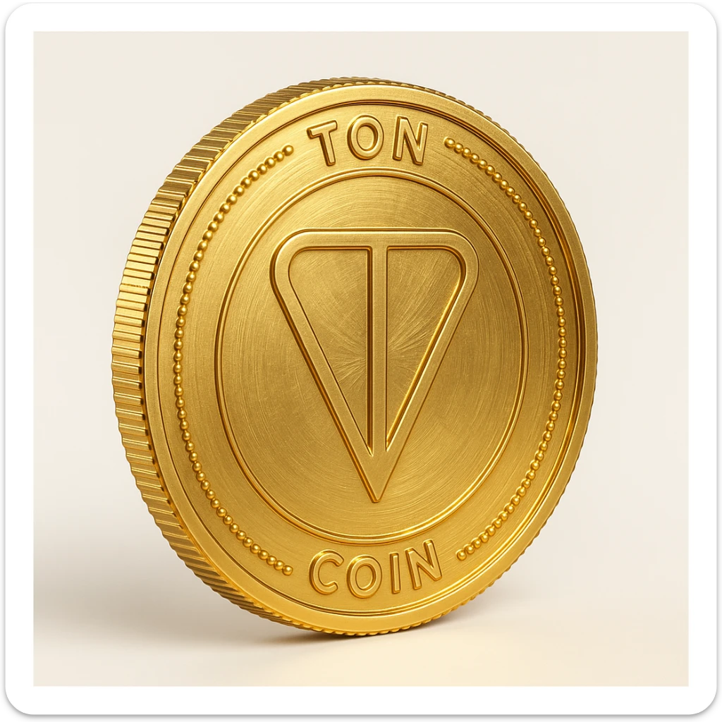 Ton coin монетка  sticker