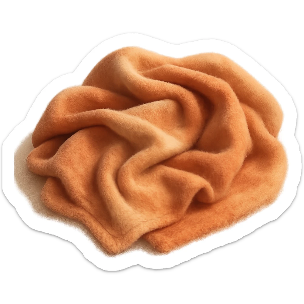 aesthetic cozy blanket, no background sticker