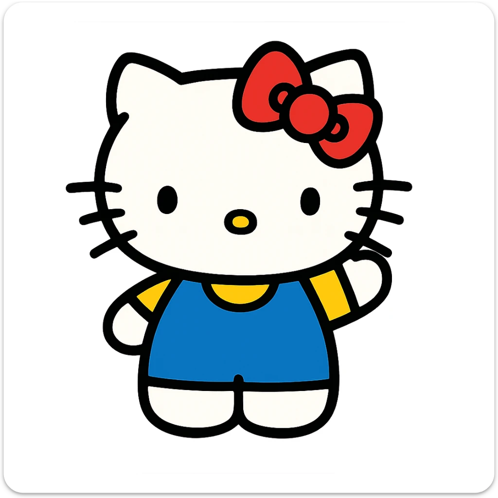 Hello-kitty sticker
