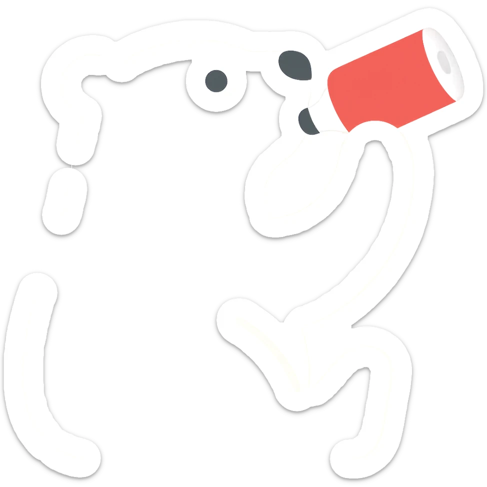 Change the Coke bottle to a Coke can in the polar bear's hand, keep the rest of the image the same sticker