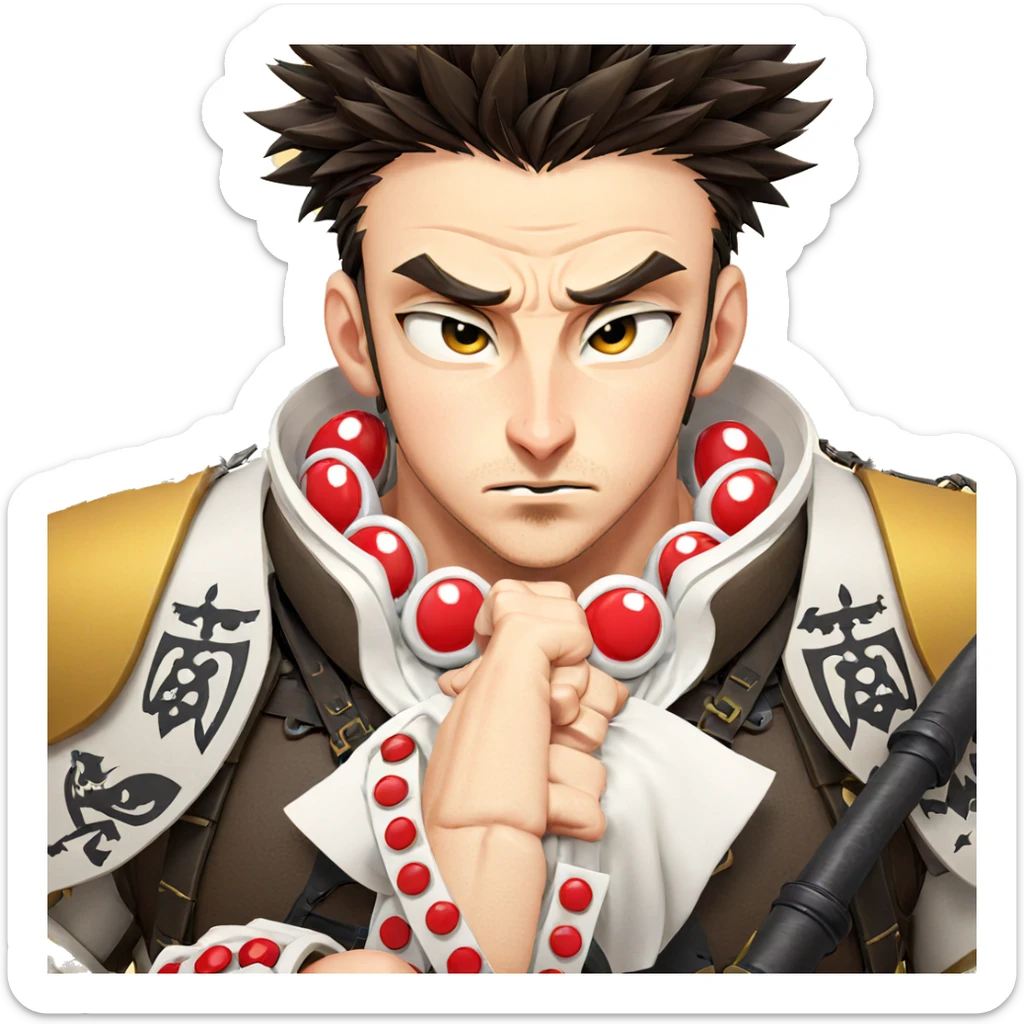 tears of a lone warrior sticker